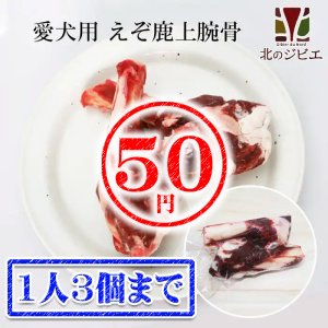 画像1: 【先着/数量限定】犬用 エゾ鹿 上腕骨2個
