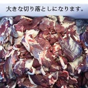 画像2: [試作品] えぞ鹿肉　大きな切り落とし【業務用/ひき肉原料】