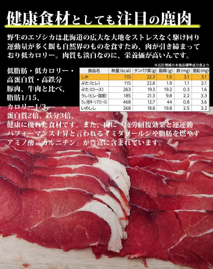 エゾ鹿カタ肉