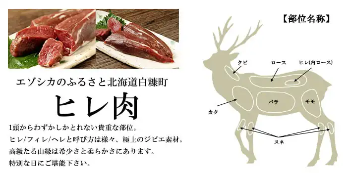 鹿肉ヒレ肉