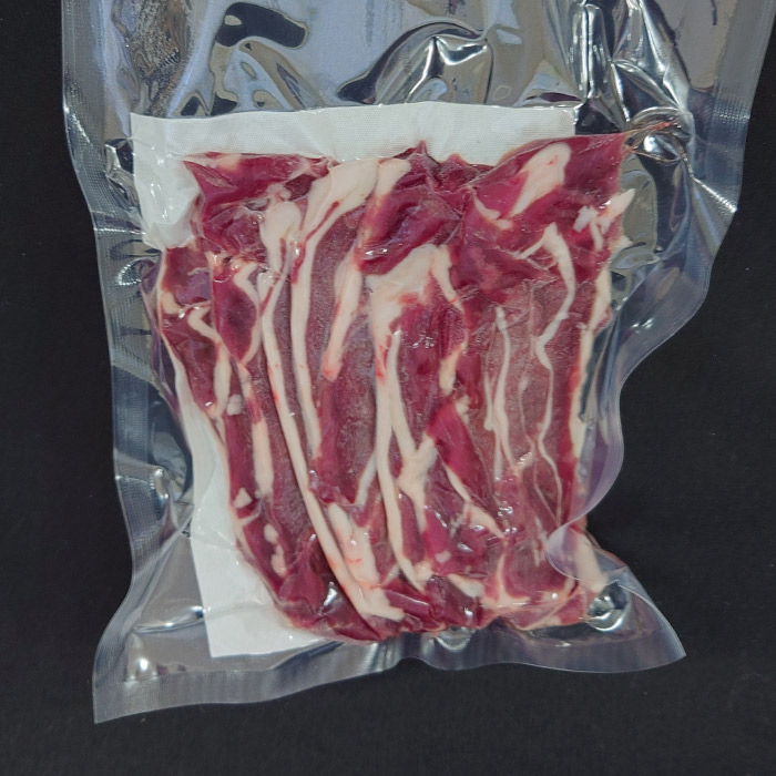こっそり販売　ヒグマ　バラ肉2mmスライス　300g