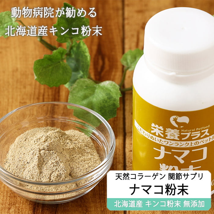 【獣医師監修】犬用 ナマコ粉末(キンコ) 90g コラーゲンの補給/関節に！【犬用 病院食 無添加】