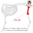 画像1: 犬用 エゾ鹿 げん骨4個  生食OK！ (1)