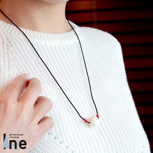 画像2: 鹿角パール　ネックレス　小　【ネコポス送料無料】[S-01] (2)