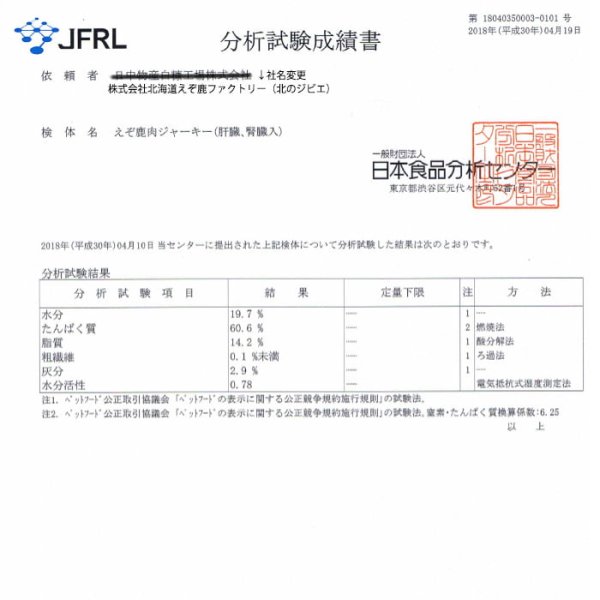 画像4: 【獣医師監修】犬用 腎臓・肝臓入り えぞ鹿肉ジャーキー 50g 鉄分豊富 貧血予防【ネコポス送料無料】【犬用 おやつ 無添加】 (4)